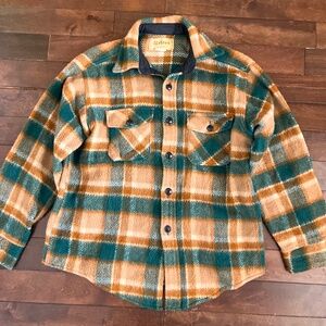 Vintage wool jacket shirt 90s 80s